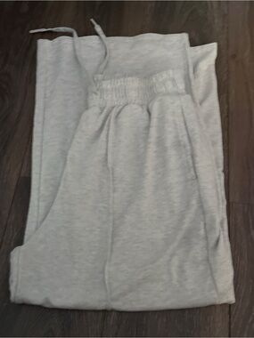Light Gray Drawstring Sweatpants